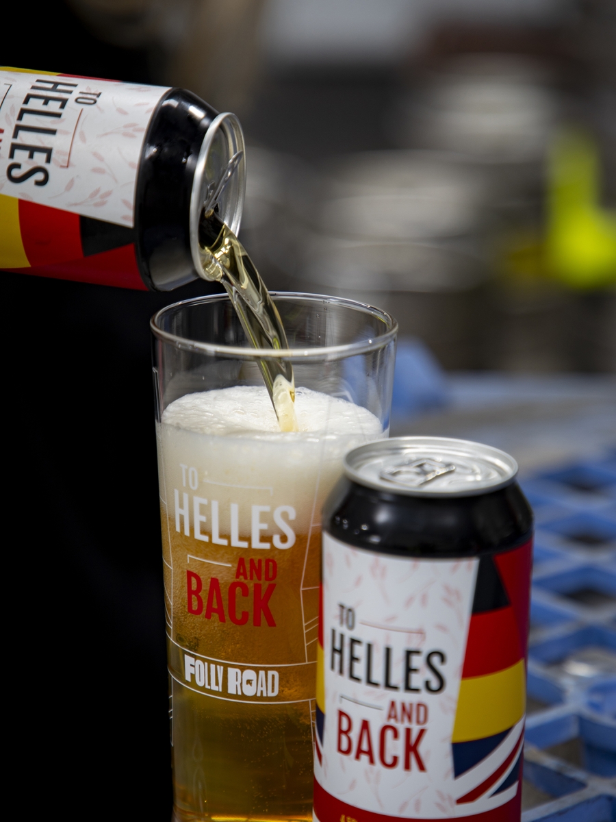 To Helles and Back Pint Glass